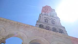 Ringing Bells in the Peristyle of Diocletians Palace in Split [upl. by Jaddo]