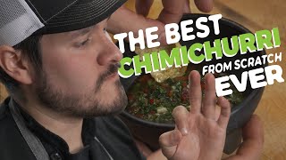 The BEST Chimichurri Recipe From Scratch  SWTY [upl. by Xel]