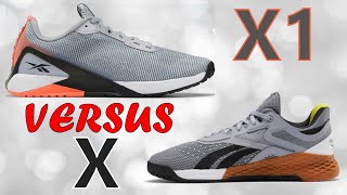 Reebok Nano X1 Versus Reebok Nano X Training Shoe Review [upl. by Corly491]