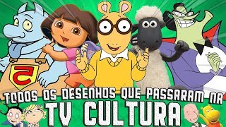 Todos os 127 DESENHOS que passaram na TV CULTURA [upl. by Nulubez]