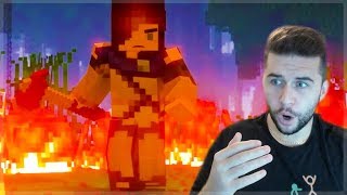 REACTING TO MURDER MYSTERY MINECRAFT MOVIE Minecraft Animations [upl. by Eras]