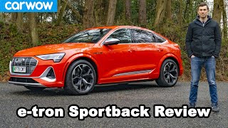 Audi etron S Sportback Quicker and better than a Model X [upl. by Bilow]