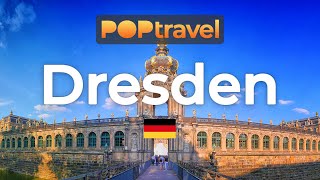 DRESDEN Germany 🇩🇪  Central City Tour in Summer  4K 60fps [upl. by Nudd]