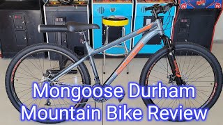 Mongoose Durham 21 Speed Mountain Bike Review [upl. by Wiltz]