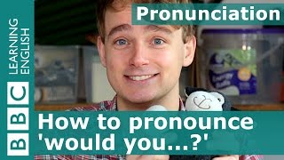 Pronunciation How to pronounce would you [upl. by Edrei]