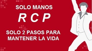 RCP SOLO CON LAS MANOS CON LA CANCIÓN STAYING ALIVE [upl. by Hyo]