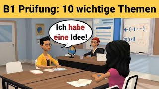 Mündliche Prüfung Deutsch B1  Gemeinsam etwas planenDialog  10 wichtige Themen  sprechen Teil 3 [upl. by Can]