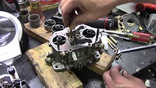 Dellorto DRLA Carburetor Update Kit Installation [upl. by Skcirdnek]