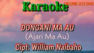 Karaoke Batak  Dongani Ma Au Trio Elexis  Karaoke Version [upl. by Zelde]