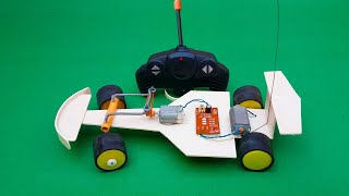 How To Make Remote Control Rc Racing Car From PVC Pipe  F1 Rc Racing Car  High Speed Racing Car [upl. by Naveb603]