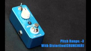 Mooer Pitch Box Micro Pedal Demo [upl. by Savell]