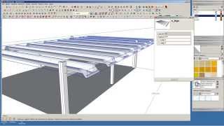 Realizzare un capannone prefabbricato con Sketchup [upl. by Ardnat]