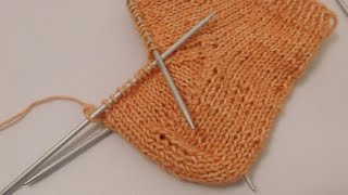 Die klassische Ferse  Socken stricken  Käppchenferse [upl. by Ellehcit]