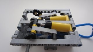 LEGO Simple Pneumatic Engine [upl. by Nhguavad]