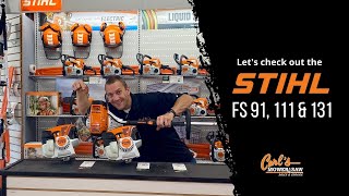 Comparing the Stihl FS 91 111 and 131 [upl. by Fiden69]