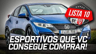 10 CARROS ESPORTIVOS QUE CABEM NO SEU BOLSO 2023 [upl. by Yditsahc]