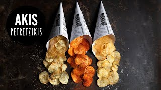 Homemade Potato Chips  Akis Petretzikis [upl. by Afnin905]