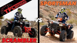 First Dirt Review New WIDE 2020 Polaris Sportsman amp Scrambler XP 1000 S ATVs [upl. by Japha704]