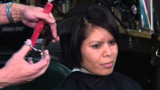 How to Use Thinning Shears on Hair [upl. by Riebling]