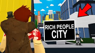 CITY Only Lets RICH PEOPLE Enter I Uncovered The EVIL SECRET Roblox Bloxburg [upl. by Jaquenetta]