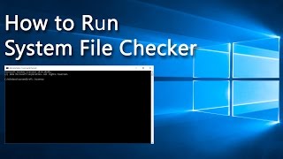 How to Run System File Checker tool [upl. by Bueschel]