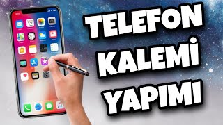 Telefon Kalemi yapımı  Tablet kalemi  Canlı derslerde kullan [upl. by Ecinerev]