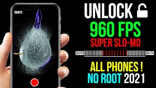 How to Record 960FPS Slow Motion without Root  Slow Motion Camera Apk Download 2021 [upl. by Anovahs42]