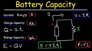 Battery Capacity  AmpHours mAh and WattHours [upl. by Nomyad]