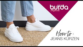 Nähtutorial  Wie kürze ich eine Jeans [upl. by Eugene]