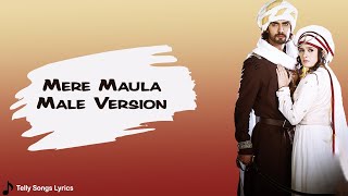 Mere Maula Song  Lyrical Video  Male Version  Razia Sultan [upl. by Aedni334]