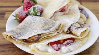 How to Make Crepes  French Crepe Recipe [upl. by Atneciv215]