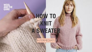 How To Knit The Eden Sweater [upl. by Terencio]