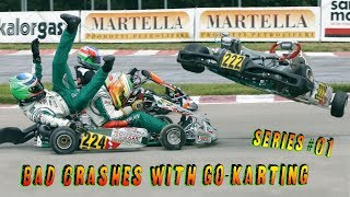 Bad crashes with go karting  series 01 [upl. by Enoj]