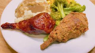 Vegan Drumsticks  Washed Flour Method  Seitan  NTW BBQ amp Fried Chickn [upl. by Donaghue757]