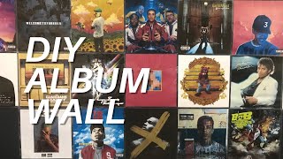 How to make a DIY Album Wall for CHEAP [upl. by Aihsetal]