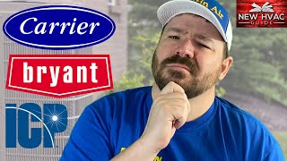 CARRIERBRYANT HVAC Brand COMPARISON [upl. by Zetra]