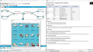 147 Packet Tracer  Configure Router Interfaces [upl. by Harima]