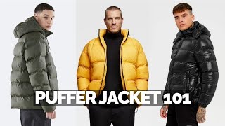 Best Puffer Jackets How To Style Them  Mens Fashion 2025 [upl. by Woothen]