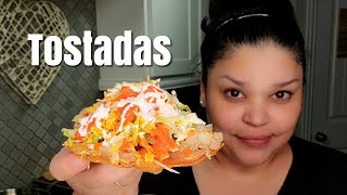 TOSTADAS  How To Make Picadillo  Easy DINNER IDEAS  Simply Mamá Cooks [upl. by Iarahs]