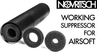 Effective Airsoft Suppressor by NOVRITSCH [upl. by Toms]