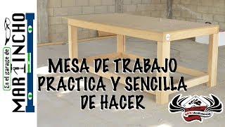 Como Construir una Mesa de Trabajo [upl. by Attej174]