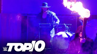 The Undertaker’s greatest entrances WWE Top 10 Nov 1 2020 [upl. by Nairim]