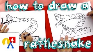 How To Draw A Rattlesnake [upl. by Vashti]