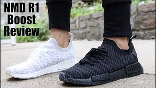 Adidas NMD R1 STLT Unboxing amp Review  Adidas Weird Sizing [upl. by Yrahcaz]