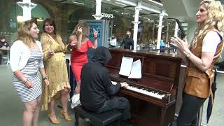 How To Excite Russian Homegirls At A Public Piano [upl. by Veriee]