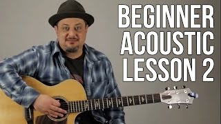 Beginner Acoustic Guitar Lesson 2  The A Major Chord [upl. by Engvall49]