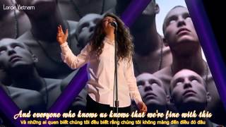 Lyrics  Vietsub Lorde  Royals Live at Grammy Nominations Concert 2013  Lorde Vietnam [upl. by Adniral]