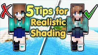 5 Tips for Realistic Shading  Minecraft Skin [upl. by Berlin]