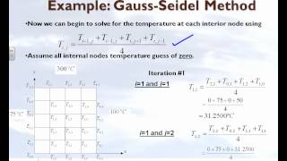 Chapter 1003 Lesson Elliptic PDEs GaussSeidel Method [upl. by Lance]