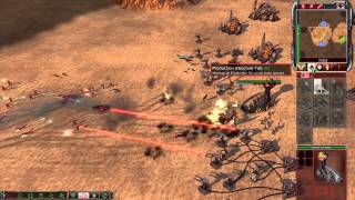 Command amp Conquer 3 Tiberium Wars  Brutal AI Skirmish Match HD [upl. by Justinian]